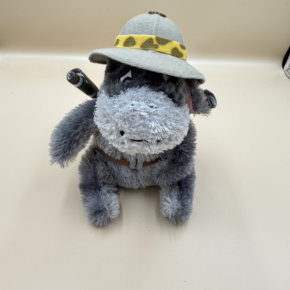 Disney Safari Eeyore‎ Plush Toy Animal Kingdom Jungle Cruise VTG 90s NWT